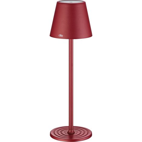 Cilio - Lampe de table Led Sole bordeaux