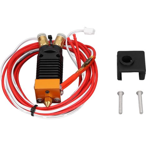 12V 2-Farben-Extruder-Kit für Ender 3 und CR10S Pro mit Silikonabdeckung und Schrauben