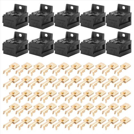 Support de relais automobile 30A/80A avec 50 bornes de 6,3 mm pour voitures - SSZFV (1/5)