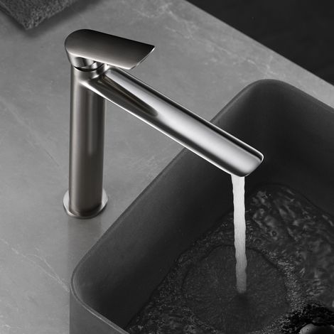 Imex -  Grifo Monomando Lavabo Caño Alto Niquel Serie  Ural (1/2)