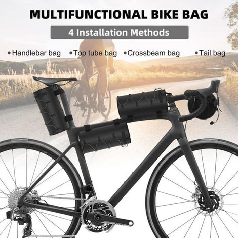 Sac de Guidon de Vélo - ACCESSOIRES VELO - 2.5L - étanche - Bandoulière Amovible - Nylon (1/5)