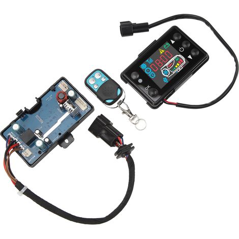 LCD-Bildschirmschalter für Standheizung im Auto, Fernbedienung, Steuerungssatz für 12V/24V Dieselheizung (1/5)