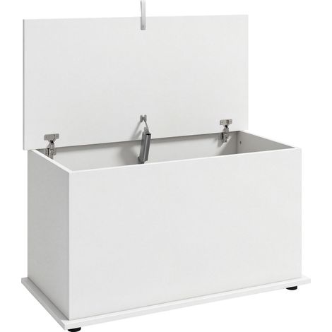 Coffre de Rangement Blanc 80 x 40 x 45 cm 102 l (1/5)