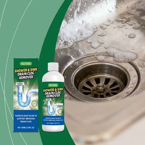 Abflussreiniger für Küchenabflüsse, die mit Haaren und Fett verstopft sind – 100 ml -- DE (1/5)