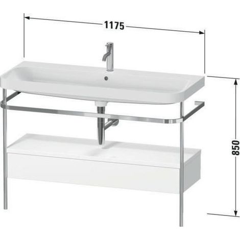 DU MK u. SK bodenst. m. HD2 Plus,2HL 850 x1175x490,Weiß Hochglanz (1/3)