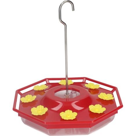 Distributeur de Nectar Anti-Fuite pour Colibris - Mangeoire Extérieur avec Support, Décoration de Jardin (1/5)