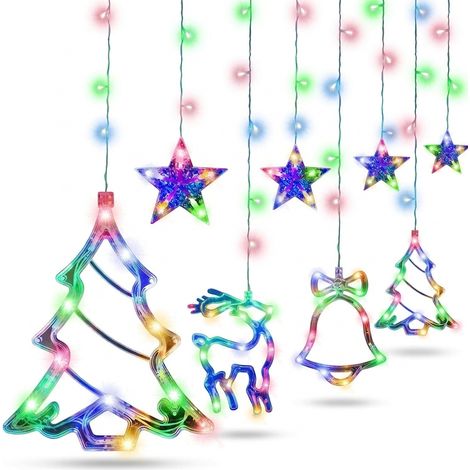Tenda luminosa LED Natalizia decorativa 8 modalità USB 250cm (1/5)