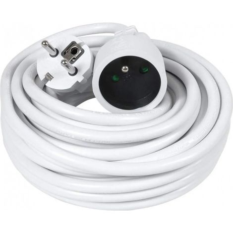 Extensión 10M 3G 1.5 2P + T 16A Blanco