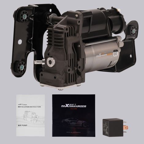 Air Suspension Compressor Pump W/ Bracket For BMW X5 X6 E70 E71 E72 2008-2014 (1/5)