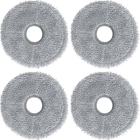 Almohadillas de repuesto para mopa compatibles con las aspiradoras robot Dreame L10 Ultra / L10S Pro / L10S Ultra / L10S Pro Ultra Heat / L10 Prime / L20 Ultra / X40 Ultra / Xiaomi X10+ / X20+ (4 unid (1/5)