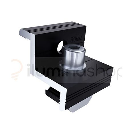 End Clamp 30/35 mm Negro para Guía Pro Standard XH  Negro   IluminaShop
