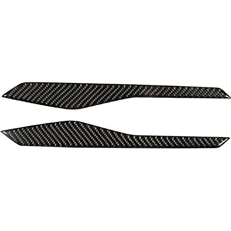 2 pièces Panneau Décoratif Console Centrale en Véritable Fibre de Carbone Pour Ford Explorer 2013-2018 (1/5)