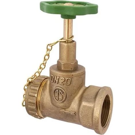 JS Valvola di scarico caldaia, DN15, ingresso con filettatura interna 1/2'', uscita con tappo e catena 3/4'', 0011301500001