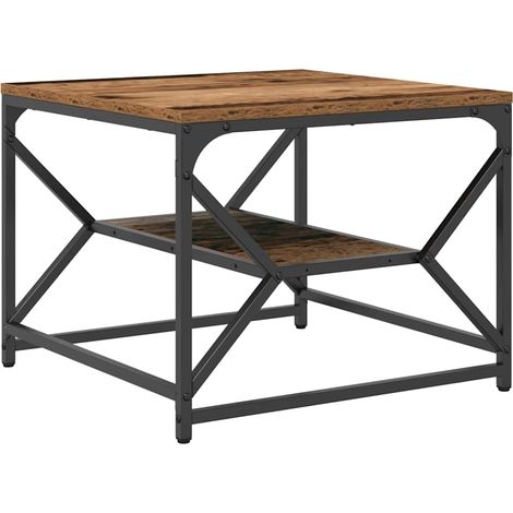 Table basse Table de salon Table de café Bois Ancien 51 x 50 x 40 cm (1/5)
