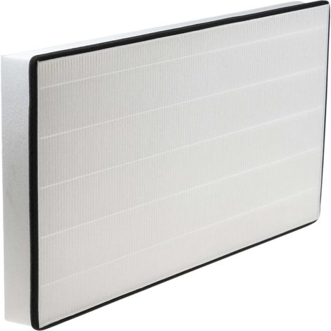 vhbw Pollenfilter kompatibel mit Vallox ValloPlus 450 SC, 450 SE Lüftungsgerät - Luftfilter F7, 45,3 x 22,5 x 5,2 cm Schwarz Weiß