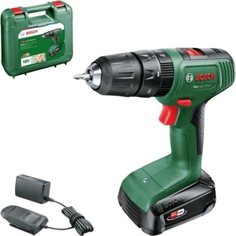 Perceuse visseuse a percussion Bosch EasyImpact 18V40 + (1xbatterie 2,0Ah) + chargeur AL18V-20 in carrying case (1/3)