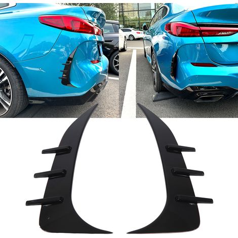 Canards de pare-chocs arrière noir brillant (une paire, gauche et droite) pour BMW Série 2 F44 Gran Coupé M Sport 2020-2023 (ZST-467) (1/5)