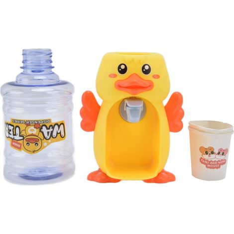 Distributeur d'eau jouet Mini fontaine à eau Modèle miniature de scène de jeu de vie Duck (1/5)