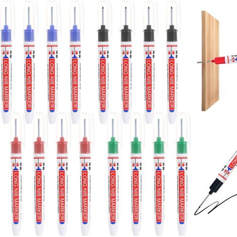 16 Stück Tieflochmarker, 20 mm Permanentmarker mit Spitze (1/5)