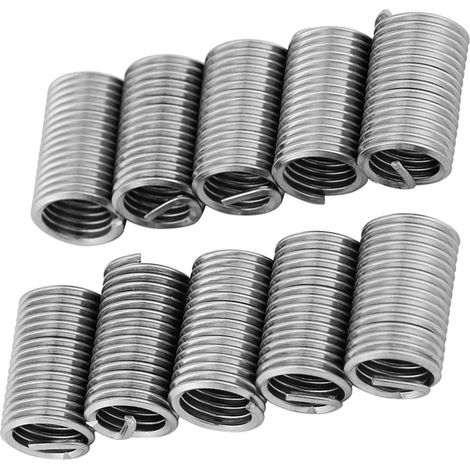 10 Stück Gewindeeinsätze aus Edelstahl 304, Gewindereparaturset M8x1,25x3D für Schrauben (1/5)