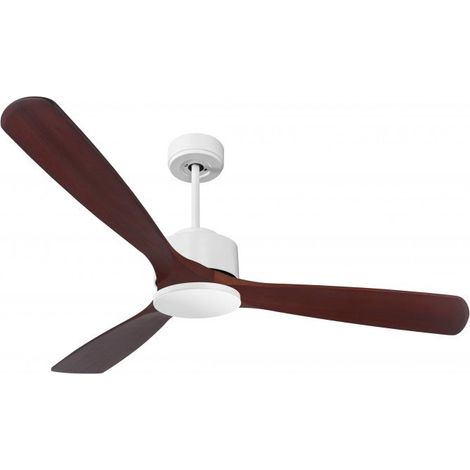 Modulo de KlassFan - Super déstratificateur d'air avec thermostat  sans Lumière blanc bois rouge idéal  40 m² KLDC4P6RW166