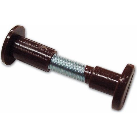 Giunzione a Vite Assemblaggio per Mobili in Nylon 30-40 mm colore Marrone 100 Pz