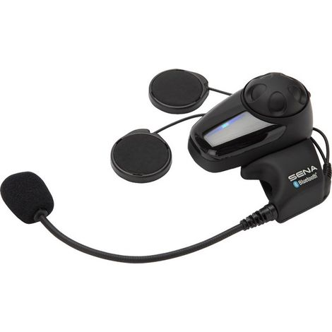 Intercom moto Bluetooth 3.0 SENA SMH10, microphone serre-tête, portée de 900 m