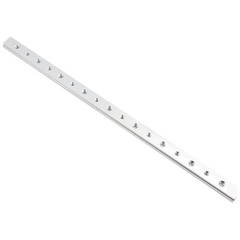 QORVA-Gabarit de piste à onglet en alliage d'aluminium de Type 30/45, fente de fixation à vis en T (450mm) (1/5)