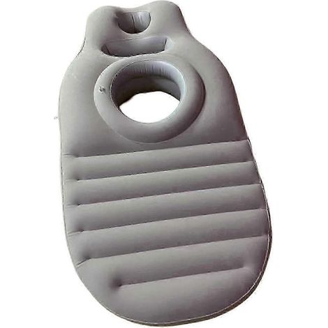 Coussin de grossesse gonflable avec trou pour le ventre, coussin de soutien de maternité portable, cadeau pratique (170x65x22cm) (1/4)