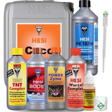 Hesi 7-Teiliges Coco Dünger Set XL – Kokos Dünger Set (1/5)
