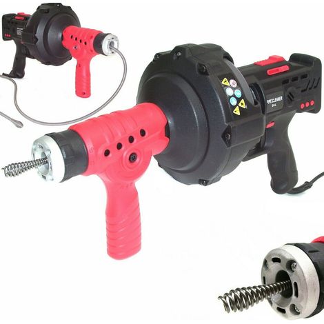 Rohrreinigungsgerät 300W Abflussreiniger 55931 Spirale 7,6m Rohrreiniger Abfluss (1/5)