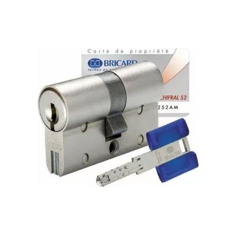 Bricard 7530240 Cilindro europeo CHIFRAL S2 30x70 suministrado con 3 llaves