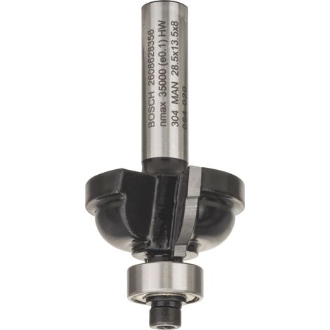 BOSCH  FRESA PARA BORDES F, 8 MM, R1 6,3 MM, D 28,5 MM, L 13,2 MM, G 54 MM MILÍMETROS 6.3 MILÍMETROS (1/3)
