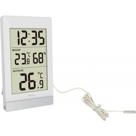 Technoline WS7039 Thermo-Hygro-Station mit Quarzuhr & Alarm (1/2)