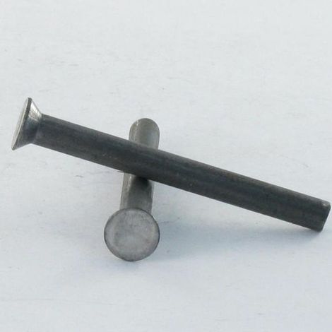 Rivet à frapper Tête fraisée 6X16 Acier brut - 1 pièce (1/3)