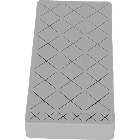 Organisateur - de rouge à lèvres gris à 24 compartiments, support de rangement pour produits cosmétiques et maquillage, présentoir (en silicone) (1/5)
