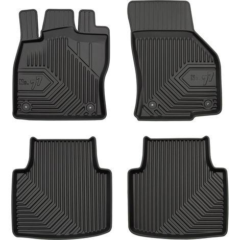 Tapis de Sol de Voiture pour VW Arteon 2017-2025 TPE Antidérapant Noir 4Pcs (1/5)