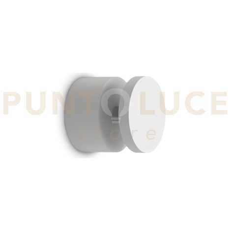 Ideal Lux Applique moderna Toffee 1 luce LED integrato IP65 bianco metallo