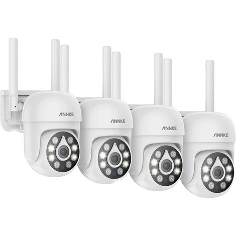 Caméra de sécurité, vision nocturne, design résistant aux intempéries, 5MP 4PCS I51CP (1/2)