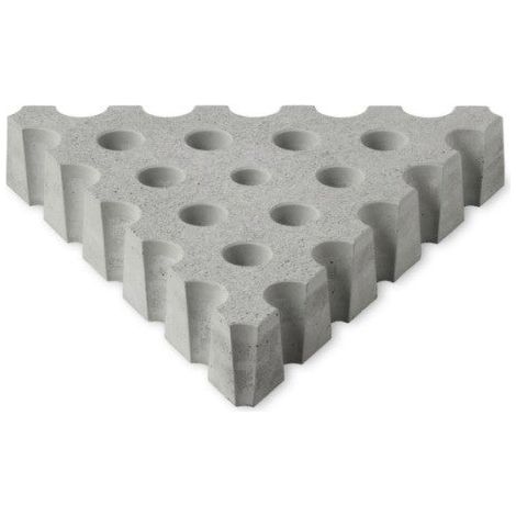 Adoquín Chinchón Triangular - diseño modular de arquitecto, 6 cm de grosor - 47,5 × 41,13 × 6 cm · módulo B Unidad Gris Natural (1/5)