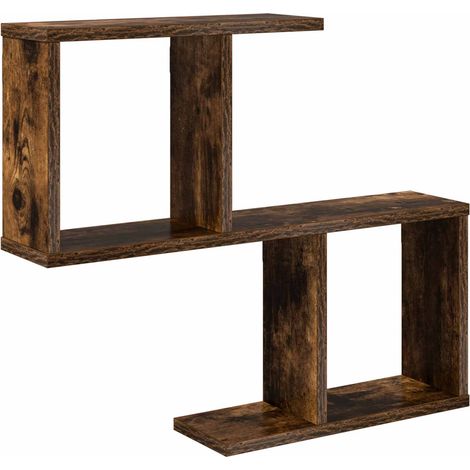 Étagère Murale Chêne fumé 60 x 12 x 50,5 cm Bois d'ingénierie vidaXL (1/5)
