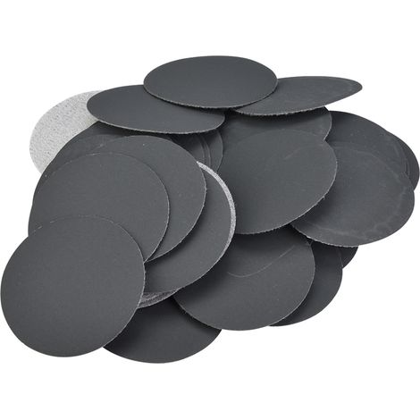 50 disques de ponçage et polissage 50mm Velcro - Lot de 50 abrasifs grain 1500 pour ponceuse
