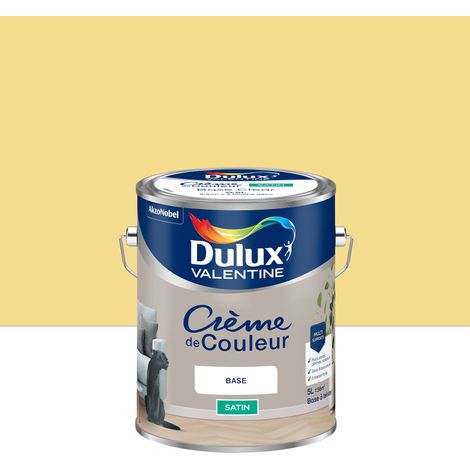 Peinture Crème De Couleur Satin Pamplemousse 5L - Dulux Valentine (1/4)