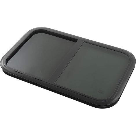 800 x 450 mm großes Schiebefenster für Wohnmobile, UV-beständiges Sicherheitsglas, Moskitonetz für Wohnwagen, Boote und Reisemobile, geeignet für Wandstärken von 31–36 mm (1/5)