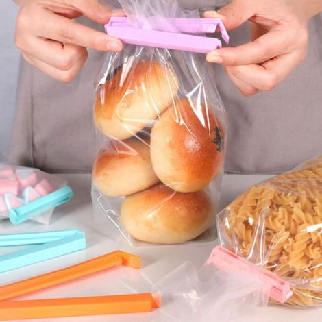 Clips De Fermeture - Lot De 24 - Plastique Durable - Pour Sacs Alimentaires Hermetiques - 3 Tailles (1/5)
