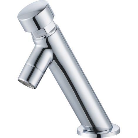 Robinet de Lavabo à Bouton de Pression - Régulateur de Débit en Cuivre (1/2)