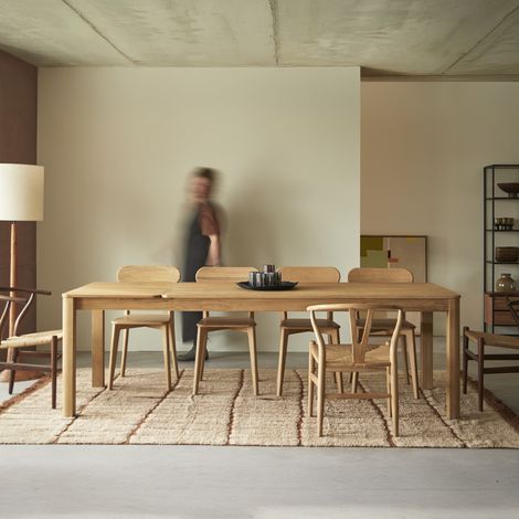 Tikamoon Léon Table à manger en teck H 75 cm × L 240 cm × P 90 cm (1/5)