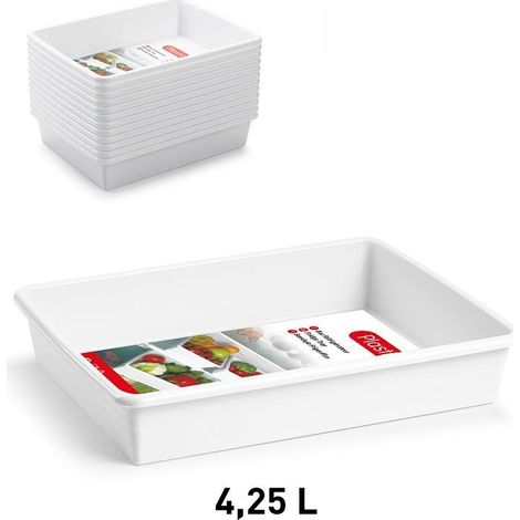 1 Pezzo Vaschetta Frigo Multiuso 34,5 x 26 x 6,5 cm 4,3 Litri (1/2)