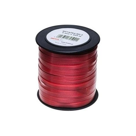 Cinta de plástico roja de 5 mm x 225 m