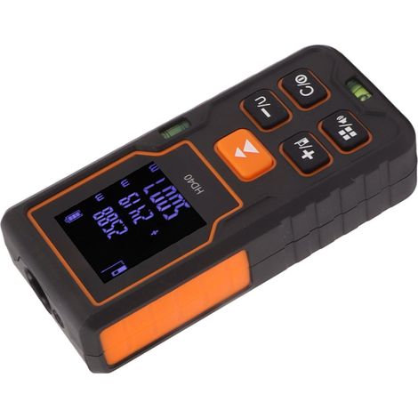 Télémètre laser portable haute précision pour le génie civil, la construction et le travail du bois, portée de 40 m / 131,2 pi (1/5)